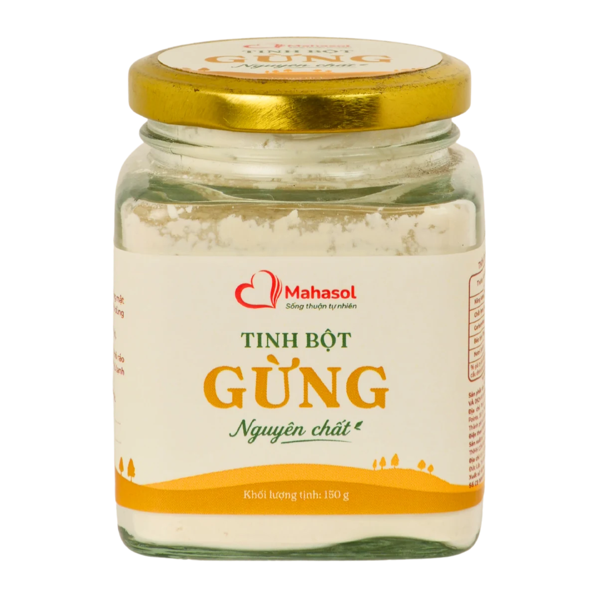 Tinh bột gừng nguyên chất